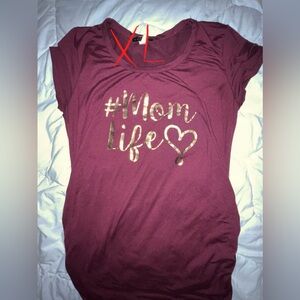 “Mom life” maternity shirt.